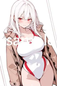 ポスター A4 AI美女水着 セクシー 送料込み 高画質 Z33