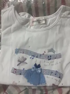 moo non no 音楽プリント Tシャツ 160