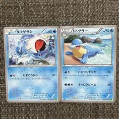 【916】 ポケモンカード 水 タマザラシ トドグラー XY5 2014年 2枚