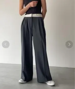 RED CHOP WORKSリバースベルトタックパンツ サイズ38