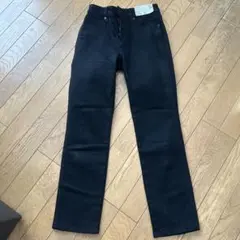 黒　ストレッチスリム　アンクルジーンズ