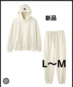 【新品】PEACH JOHN ロゴフーディセットアップ【レディースM～L】