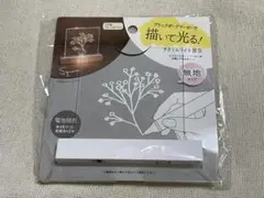 LEDアクリルライト置き型 四角 無地 ブラックボードマーカー セリア