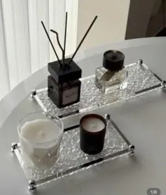 アクリルメイクアップトレイ