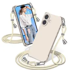 【新品未使用】iPhone 16 用 ケース シリコン ショルダー 耐衝撃