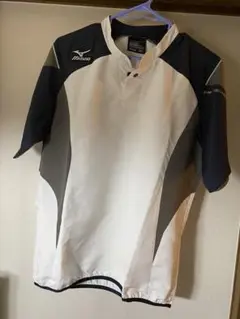 Mizuno ベースボールコレクション L 白黒　半袖　シャカシャカ