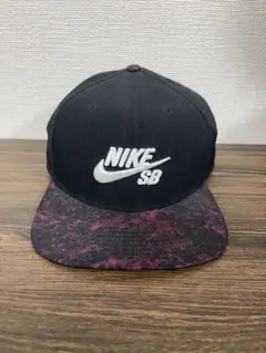 NIKE SB ブラック/パープル キャップ L/XL