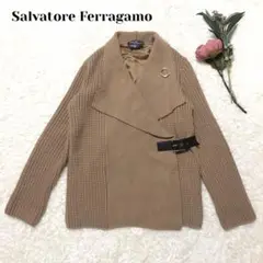 Salvatore Ferragamo フェラガモ ガンチーニ ニットコート