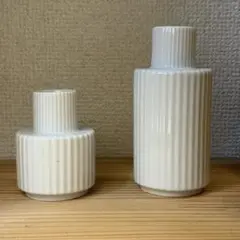 デンマーク　LYNGBY PORCELAIN キャンドルホルダー　ポーセリン