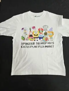 【✨未使用新品✨】スポンジボブ Tシャツ Mサイズ ホワイト