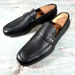 未着用 Ferragamo ガンチーニ 6 グレインレザー 最高級