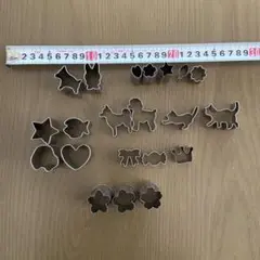 ステンレス製クッキー型セット