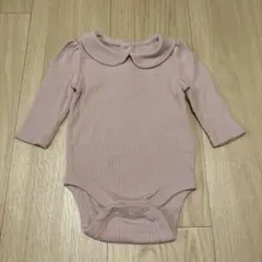 GAP ピンクロンパース　襟付き　くまさん