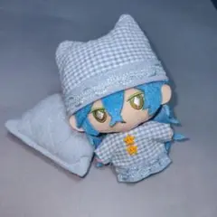 ハンドメイド おやすみパジャマ 10cmぬい服 抱き枕付き
