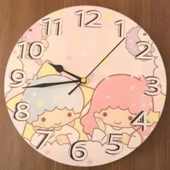 サンリオ　キキララ　掛時計