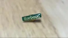 Barbour ピンバッチ　新品