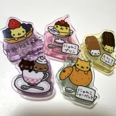 にゃんにゃんにゃんこ アクリルクリップ 5点セット