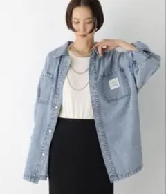 LEPSIM BIGデニムシャツ2