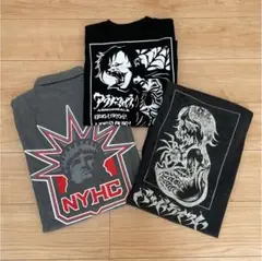 ※3点セット バッドテイスト ウスグロウ nyhc アブノーマルズ バンドT