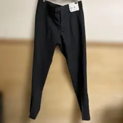 UNIQLO感動パンツ（ウールライク） ダークグレー スラックス 88x85