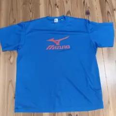 Mizuno メッシュ Tシャツ 青