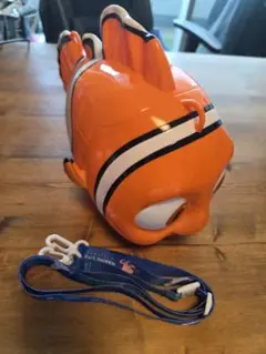 【美品】ディズニー ポップコーンバケット　ニモ　ストラップ付き