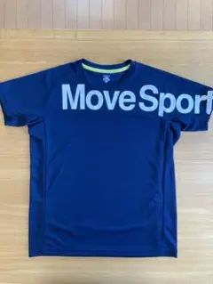 DESCENTE Move Sport ネイビー Tシャツ