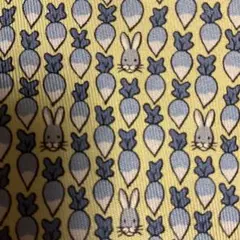 美品 HERMES エルメス ネクタイ 高級シルク 動物柄 ウサギ