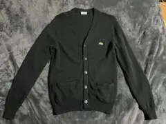 LACOSTE ニットカーディガン 黒 良品