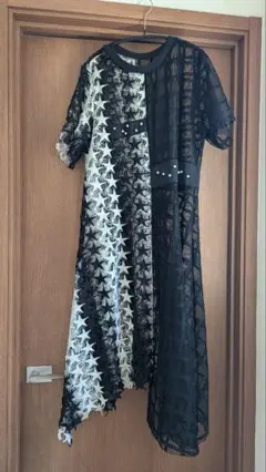 LONDA スターフィッシュネット アシンメトリードレス ワンピース