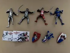 キャラエッグ 宇宙刑事 全12種類 コンプ 未組立 食玩 バンダイ キャラエッグ 宇宙刑事シリーズ 7体 セット