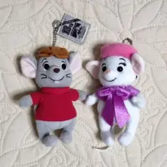 ビアンカ＆バーナード 東京ディズニーシーぬいぐるみバッジ 「ビアンカの大冒険」