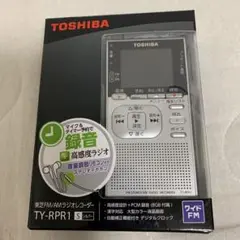 TOSHIBA TY-RPR1 ラジオレコーダー ポケットラジオ シルバー