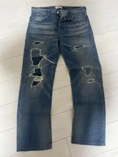 Levi's 501 ダメージ加工 ジーンズ