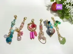 オリジナル天然石チャームセット(*ᴗ ᴗ)⁾⁾482