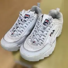 FILA フィラ DISRUPTOR ホワイトスニーカー 23.5cm