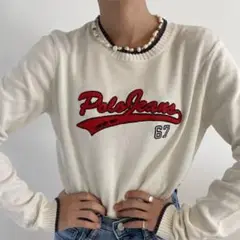 Polo jeans Ralph Lauren コットンニット ロゴ ポロ
