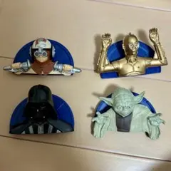 ペプシ　スターウォーズ　クリップ　ヨーダ　ダースベイダー　アナキン　C-3PO