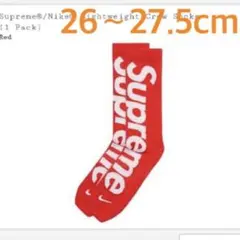 Supreme Nike Lightweight Crew Socks 赤 靴下 Supreme - Supreme Nike Lightweight Crew Socks 赤 靴下の通販