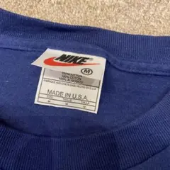NIKE オールドTシャツ　アメリカ製　90s ネイビー　Mサイズ