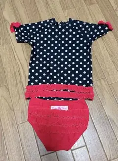 ラッフルバッツ 水着 子供 3T ドット柄