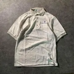 【ヴィンテージ】USA製 90’sマンシング 総柄ポロシャツ古着usedSM12
