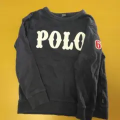 キッズ POLO ネイビー 長袖カットソー 130cm