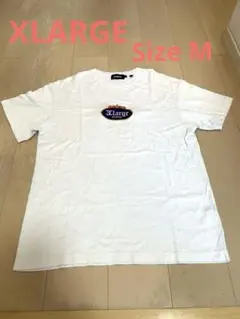 XLARGE エクストララージ　ホワイトT-シャツ Tee カットソー　ロゴ