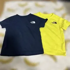 65.ノースフェイス　ボックスロゴTシャツ　100cm