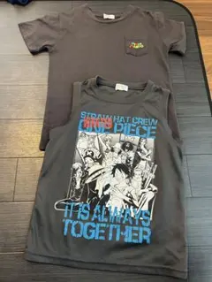 ワンピース＆スーパーマリオ Tシャツ 2枚セット