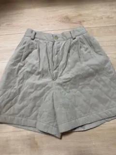グレー キルティングショートパンツ ウエスト63-67
