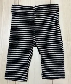 プティマイン　レギンス　パンツ　90cm ボーダー　七分丈