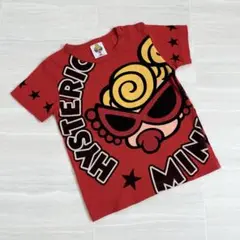 ヒステリックミニ «90» BIGロゴ mini 半袖 Tシャツ 赤