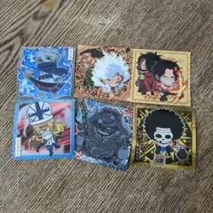 ワンピース　ウェハース　6枚セット
